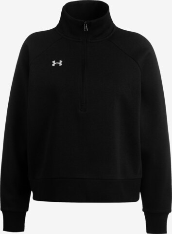 UNDER ARMOUR Athletic Sweatshirt 'Rival' in Black: front