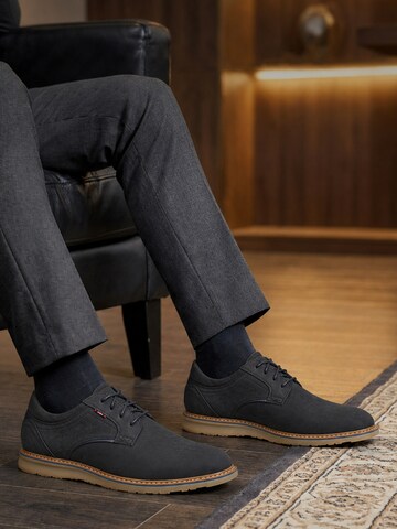 ALLTHEMEN Lace-Up Shoes 'Schritt' in Black