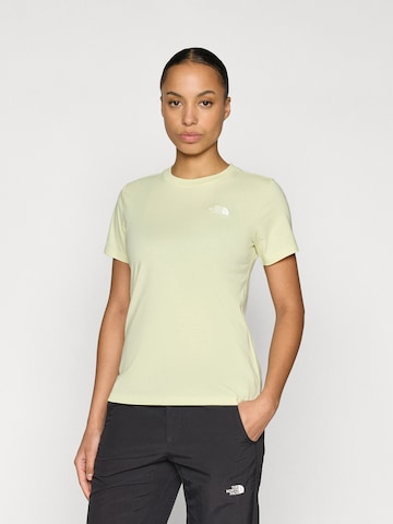 THE NORTH FACE Μπλουζάκι 'EVOLUTION SIMPLE DOME' σε κίτρινο: μπροστά