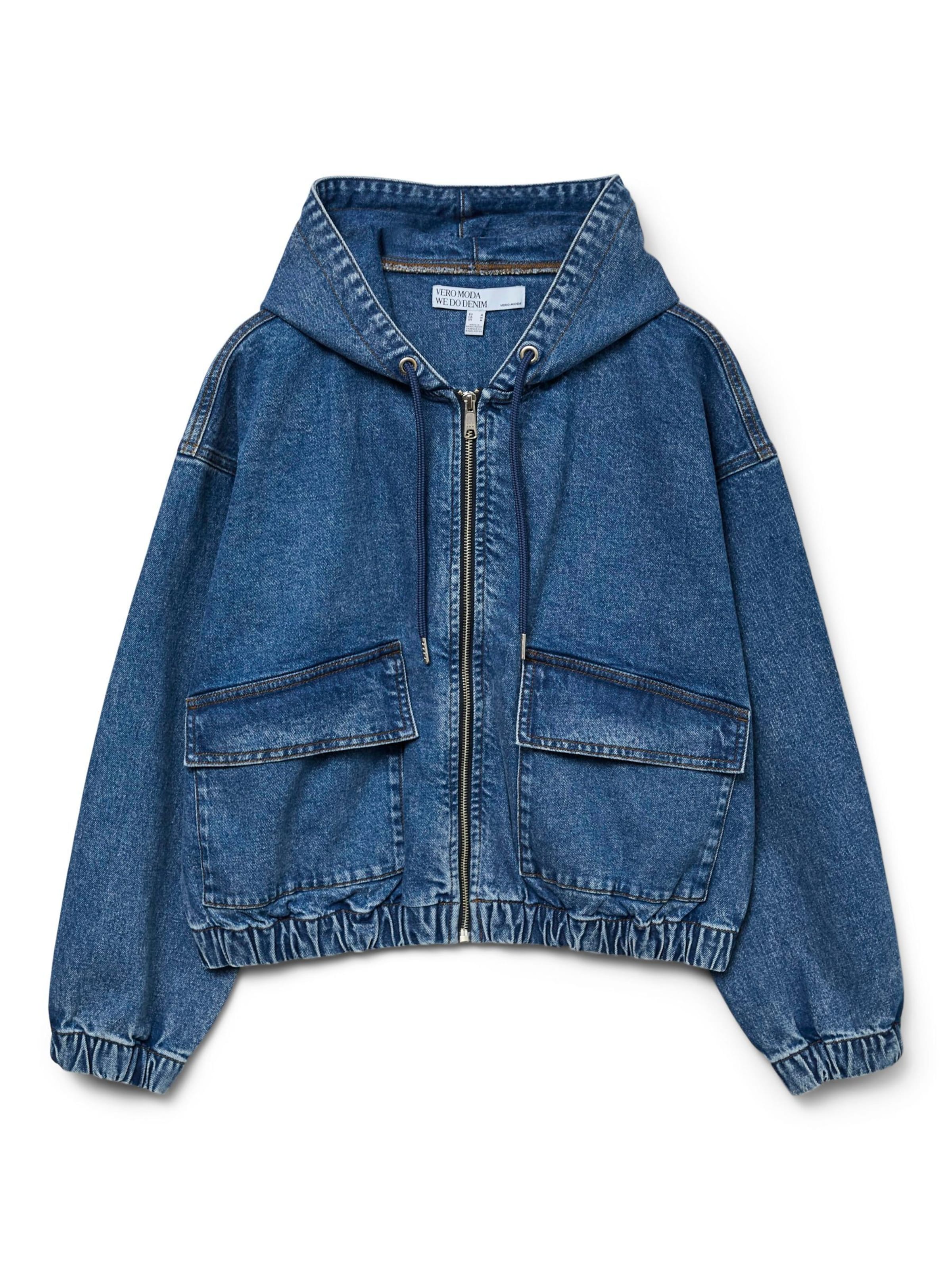 VERO MODA Between-Season Jacket 'VMALIX' in Blue: front