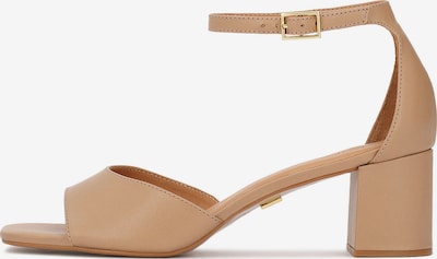 Basutės su dirželiais iš Kazar, spalva – smėlio spalva, Prekių apžvalga