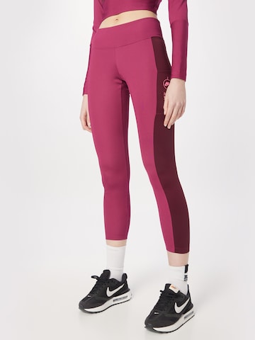 Nike Sportswear Skinny Leggings - rózsaszín: elől