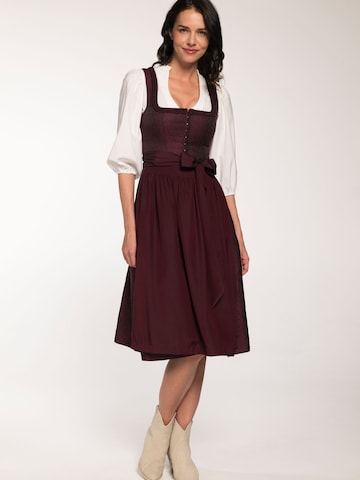 SPIETH & WENSKY Dirndl 'Gesia' in Red: front