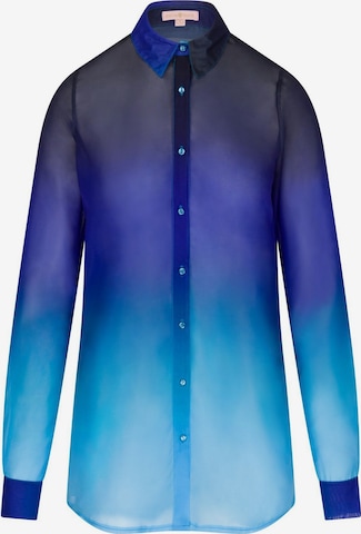 Moda Minx Blouse in Blue: front