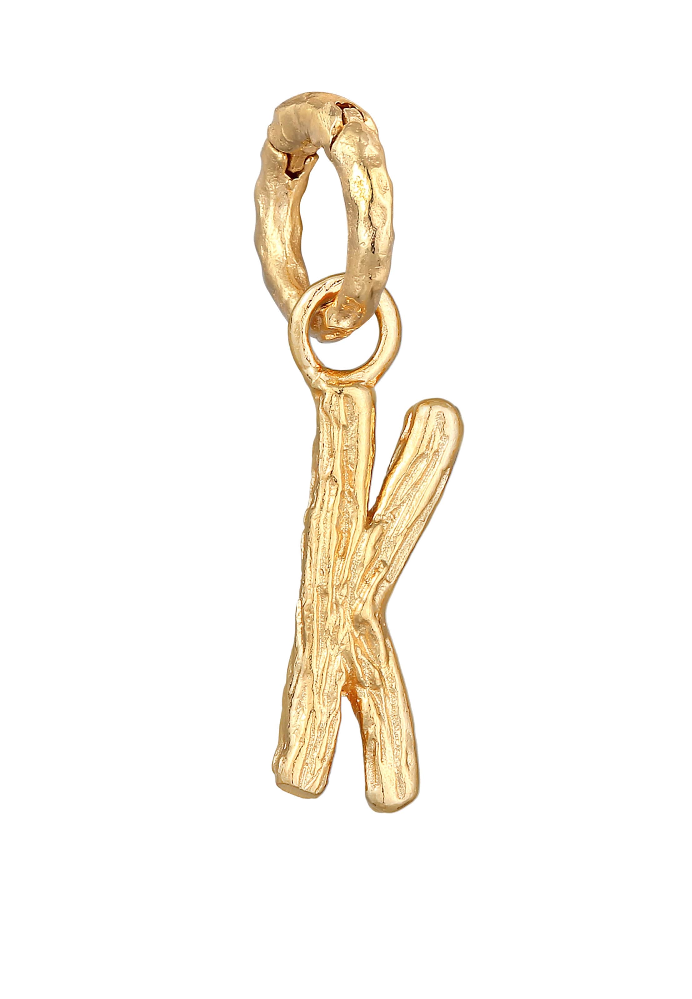 Pendentif 'Buchstabe - K' ELLI en or : devant