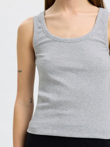 SELECTED FEMME Top 'SLFAnna' in Grijs
