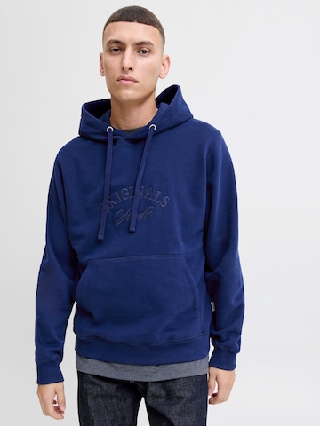 JACK & JONES Mikina 'JORBLEECKER' – modrá: přední strana
