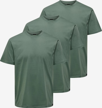 Only & Sons Shirt 'MAX' in Green: front