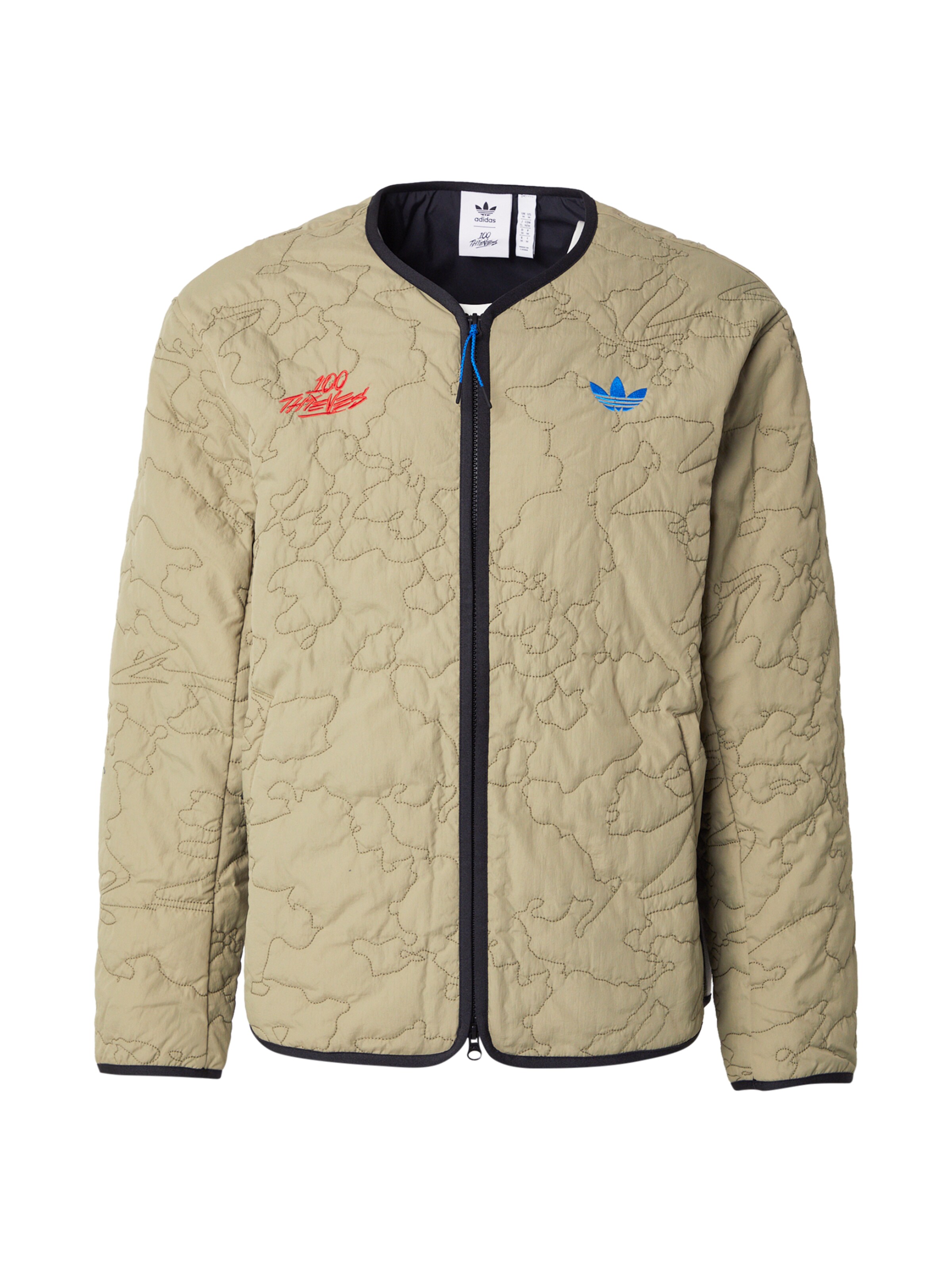 ADIDAS ORIGINALS Between-Season Jacket '100 Thieves' in Khaki