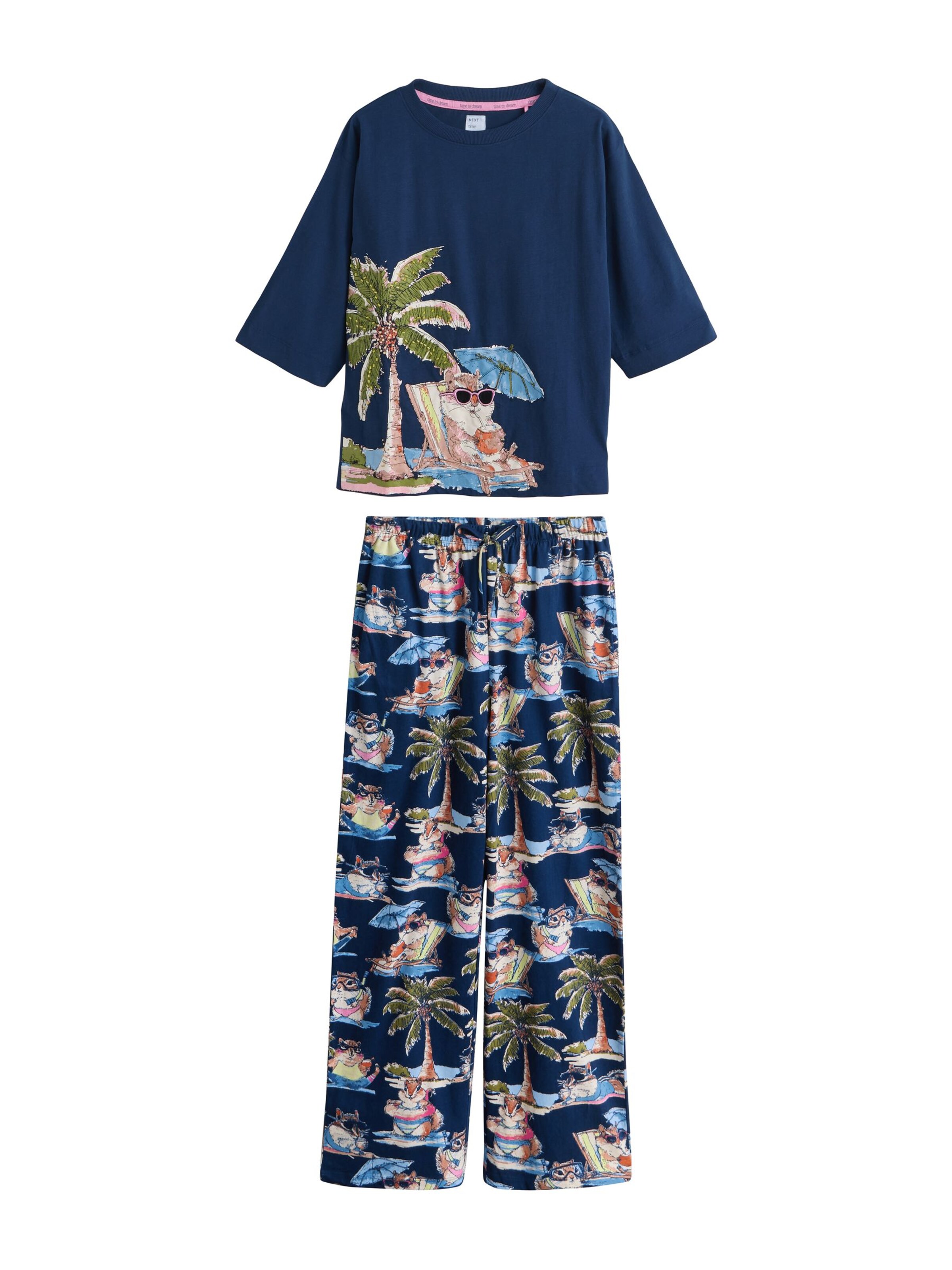 Next Pajama in Blue: front