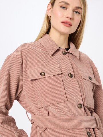 ABOUT YOU Between-Season Jacket 'Cim' in Pink