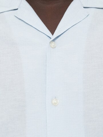 JACK & JONES Классический крой Рубашка 'JJEBREEZE' в Синий