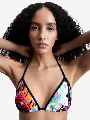 Desigual Trójkąt Góra bikini 'Daiquiri' w kolorze czarny