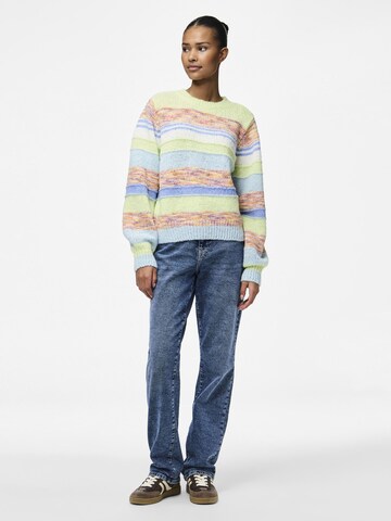 PIECES Pullover 'PCMalina' in Grün