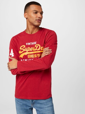 Superdry Shirt in Rot: predná strana