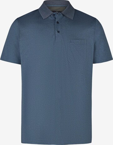 Ragman Shirt 'Basic' in Blau: Vorderseite