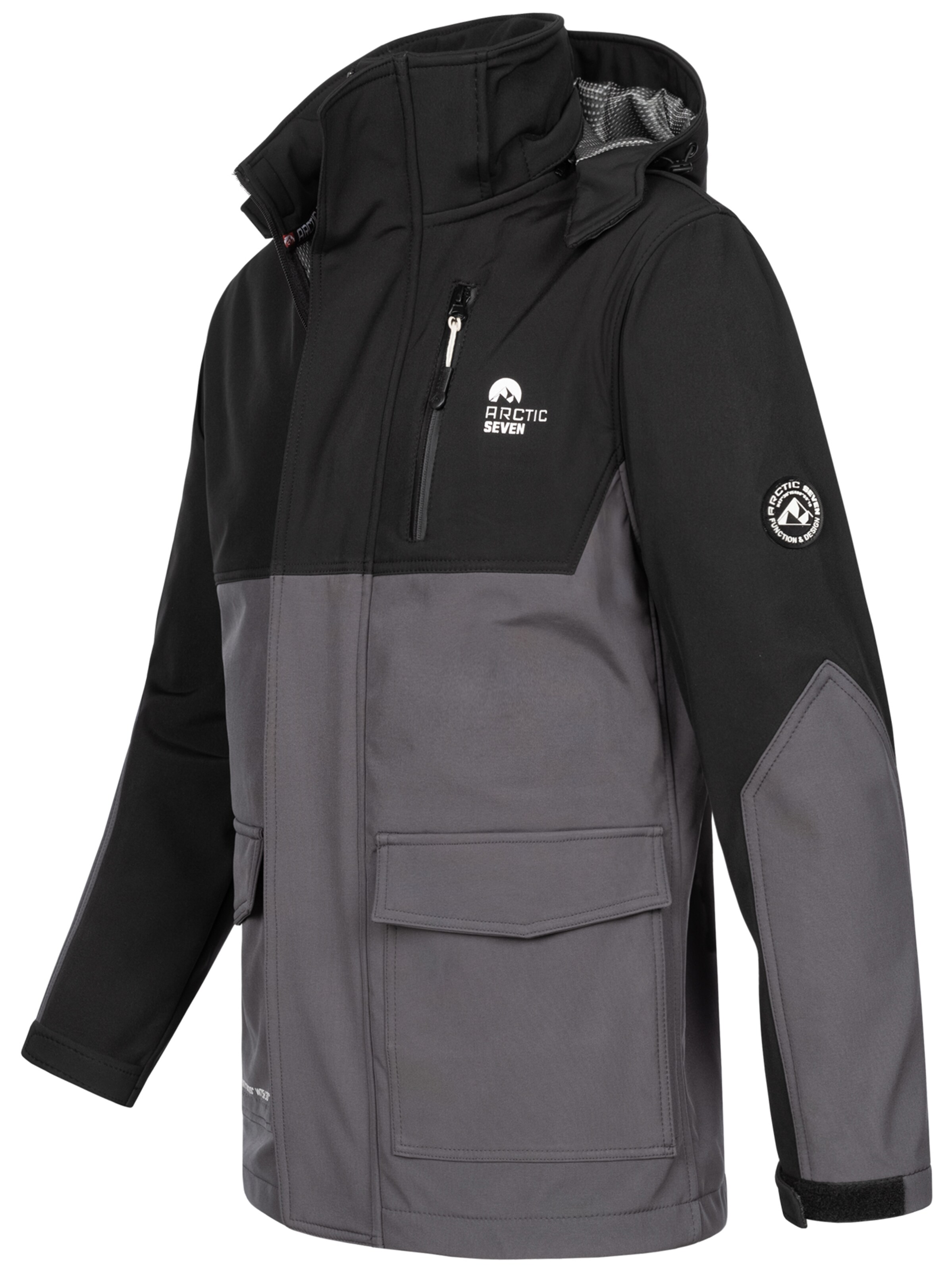 Arctic Seven Funktionsjacke in Schwarz