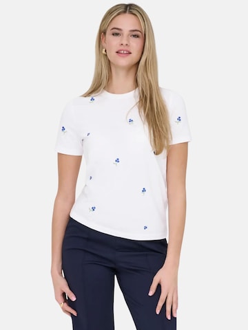 T-shirt 'ONLKETTY' ONLY en blanc