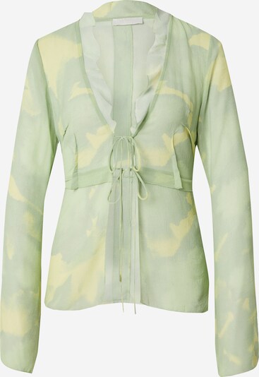 Camicia da donna 'Theres' LeGer by Lena Gercke di colore giallo / verde chiaro, Visualizzazione prodotti