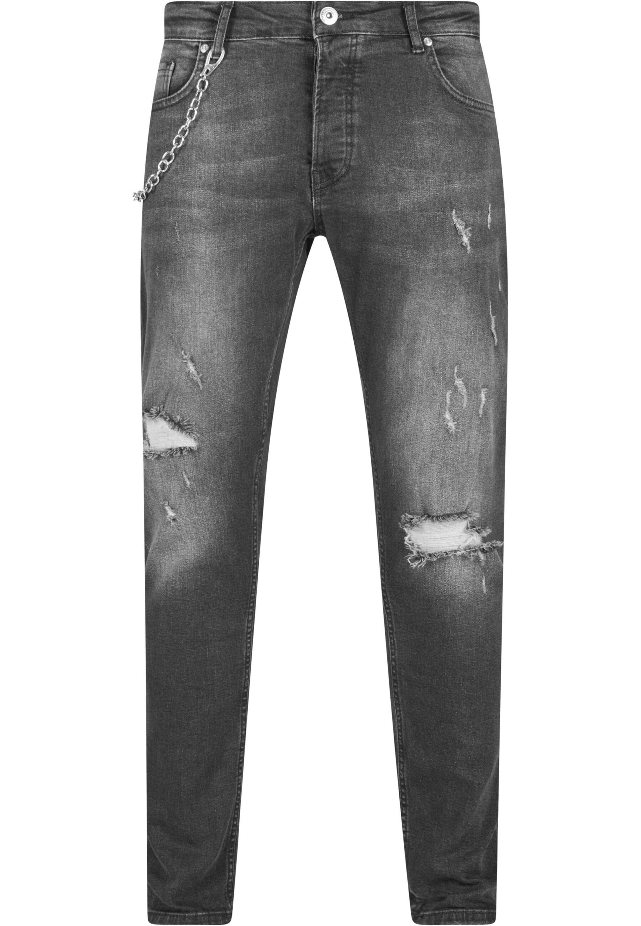 2Y Premium Regular Jeans in Grey: front