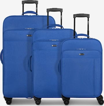 CHECK.IN Suitcase Set 'Sevilla 2.0' in Blue: front