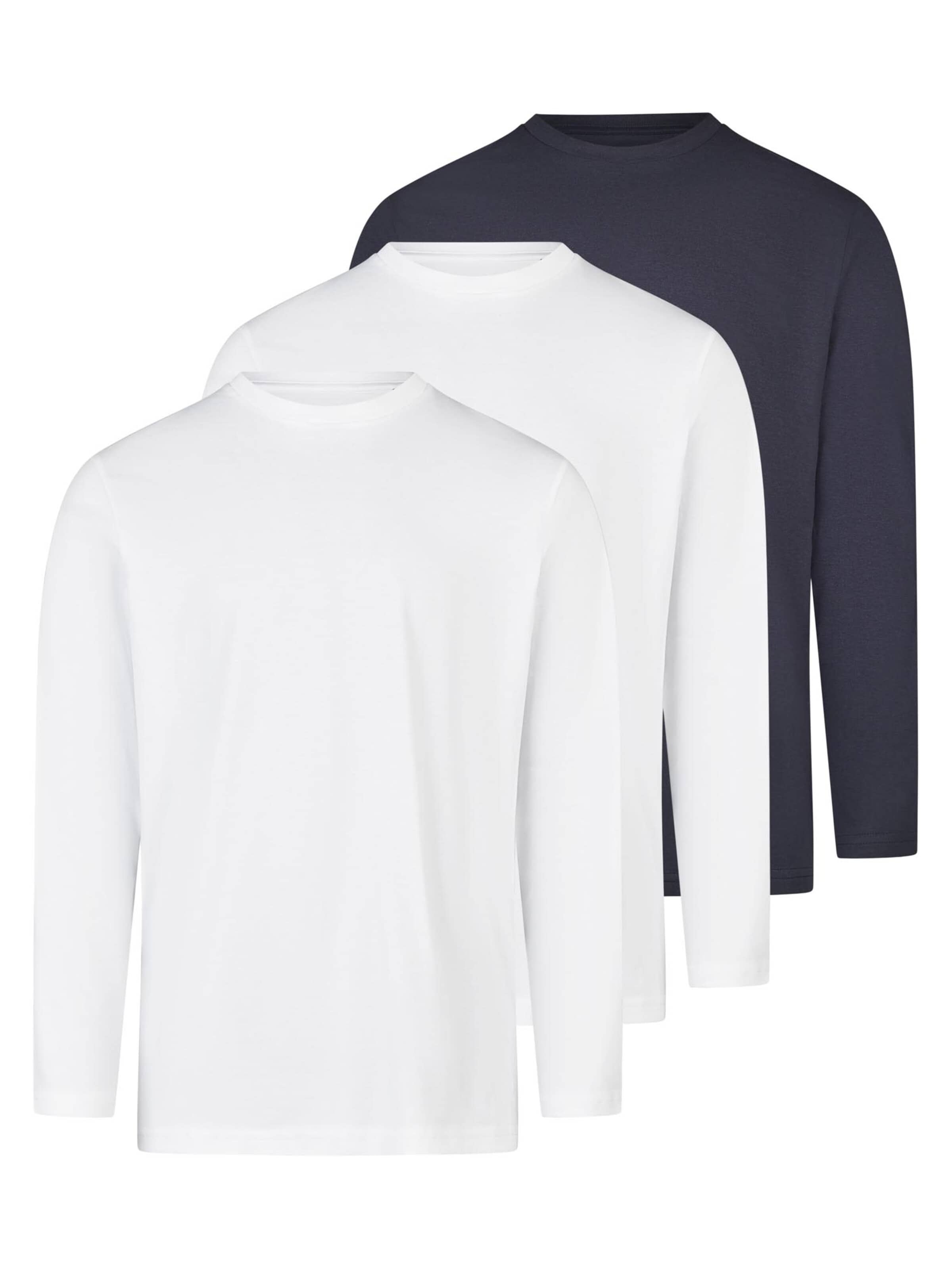 Ragman Shirt 'Basic'‌‌‌‌‌‌‌ in Blau: Vorderseite