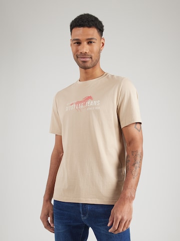 MUSTANG Shirt 'Austin' in Beige: front