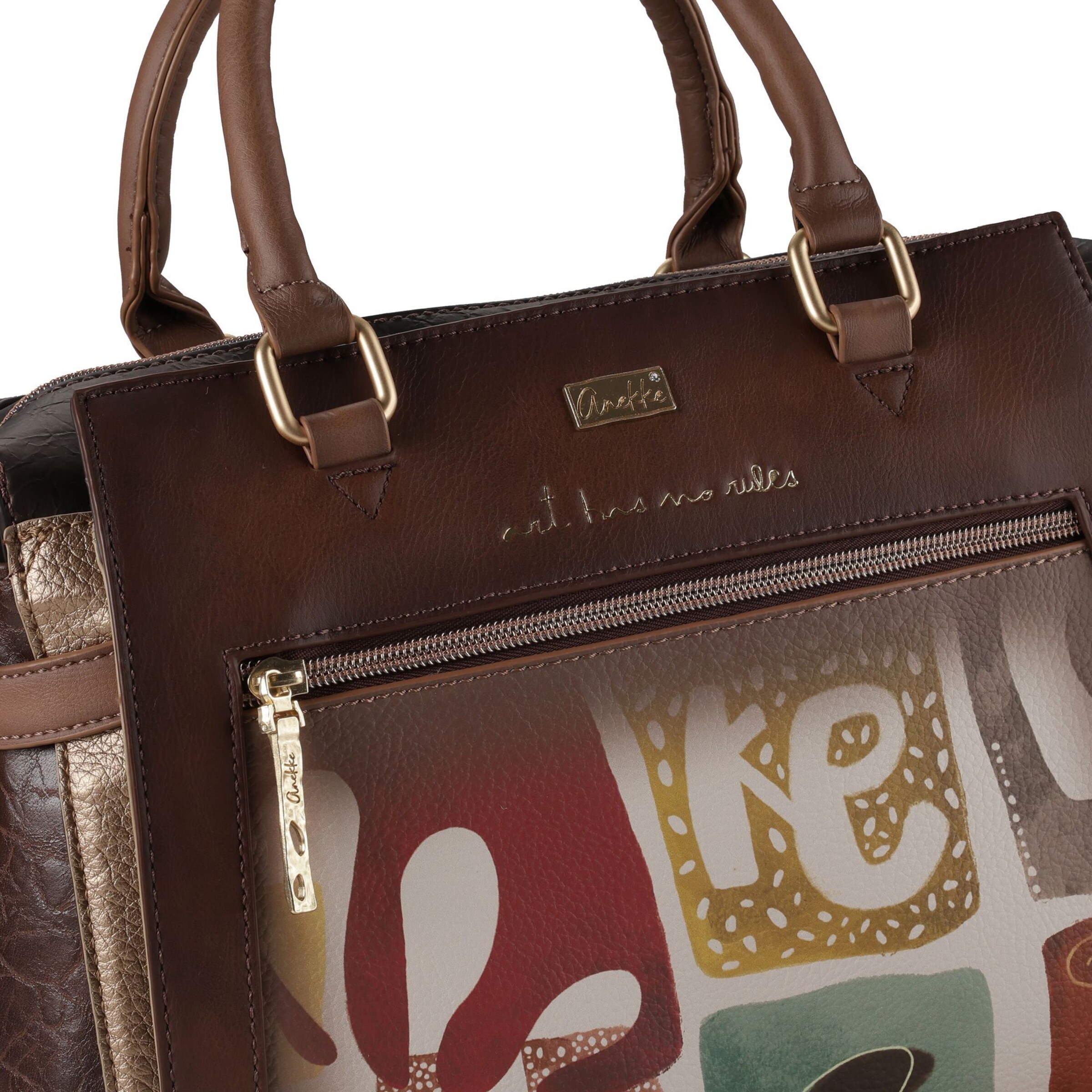 Anekke Schultertasche 'Muse' in Beige