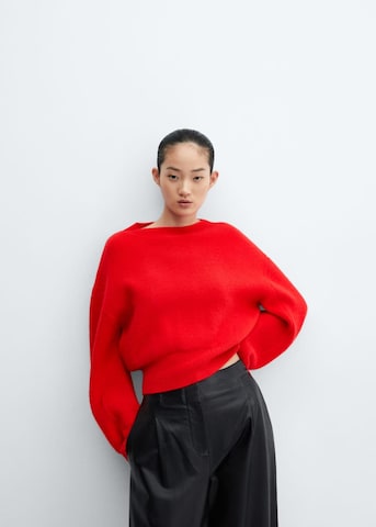 Pullover 'Car' di MANGO in rosso