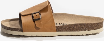 Saboți 'HOPPER' de la Bayton pe maro: față