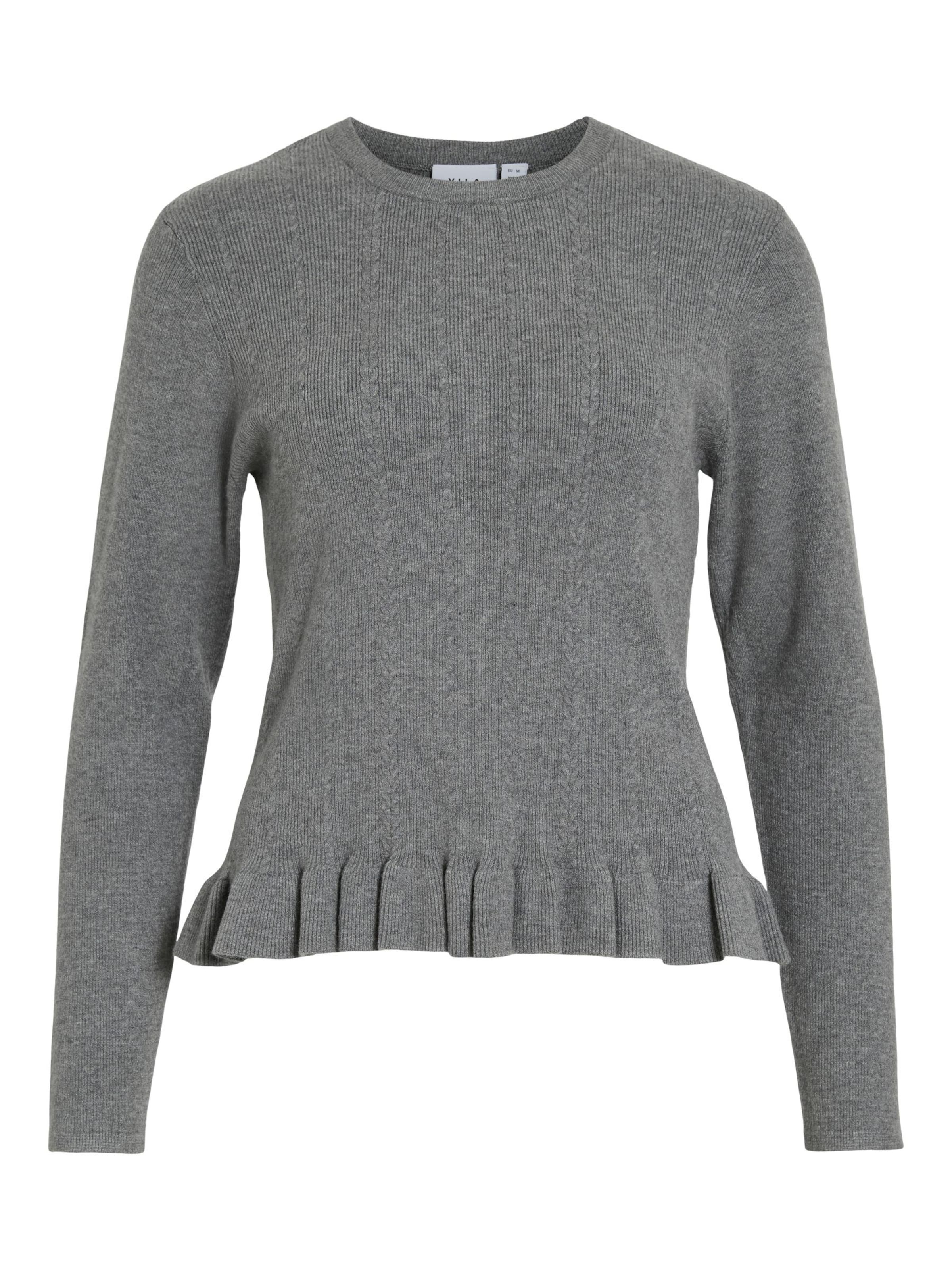 Pull-over 'NORTHY ' VILA en gris : devant