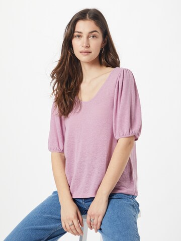 T-shirt GAP en violet : devant