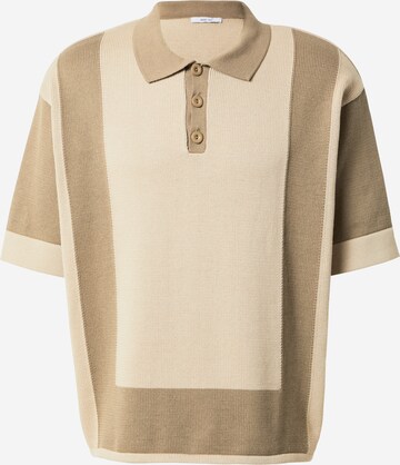 Smiles Poloshirt 'Rafael' in Braun: predná strana