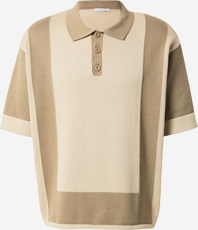Smiles Poloshirt 'Rafael' in braun / taupe, Produktansicht