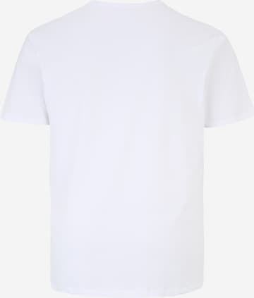 Jack & Jones Plus قميص 'HEAVENS' بلون أبيض