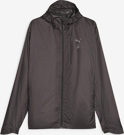 PUMA Sportjas in de kleur Zilvergrijs / Zwart, Productweergave