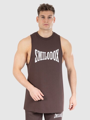 Smilodox Shirt 'Classic Pro' in Brown: front