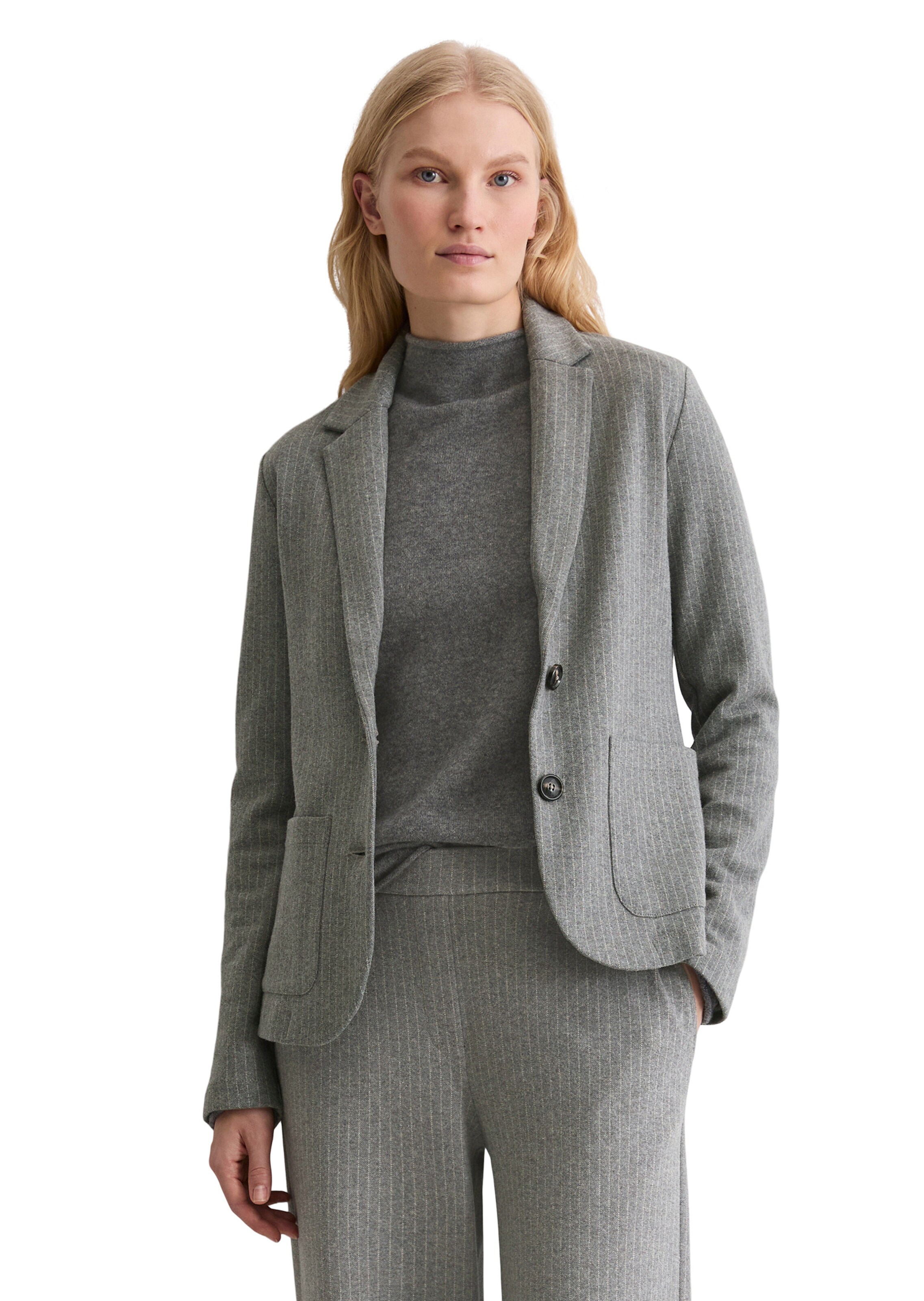 Marc O'Polo Blazer in Grey: front