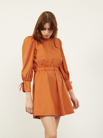 Robe 'Carly' Aligne en marron