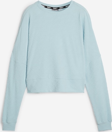 PUMA Sportief sweatshirt in Blauw: voorkant