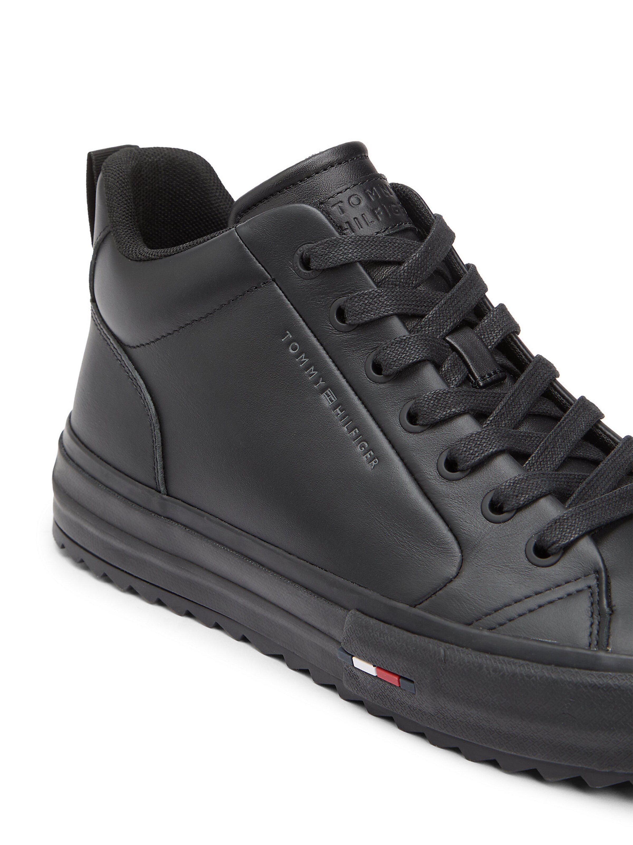 TOMMY HILFIGER Sneakers hoog in Zwart