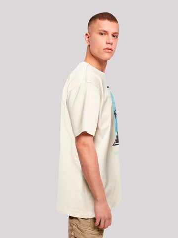 F2 Shirt 'Surboards See You On The Water Sommer Vibe' in Beige