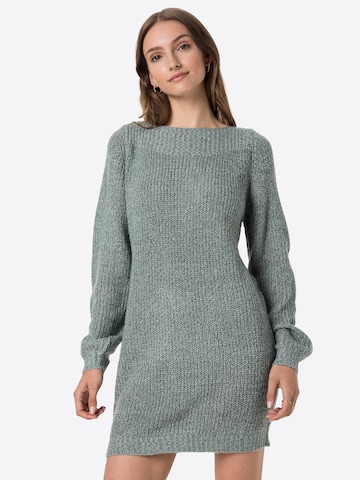 JDY Knitted dress 'WHITNEY MEGAN' in Grey: front