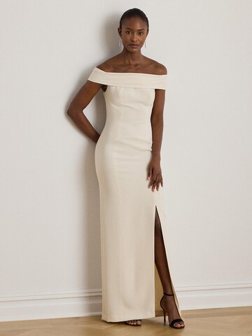 Lauren Ralph Lauren - Vestido de noche 'ADLAR' en beige: frente