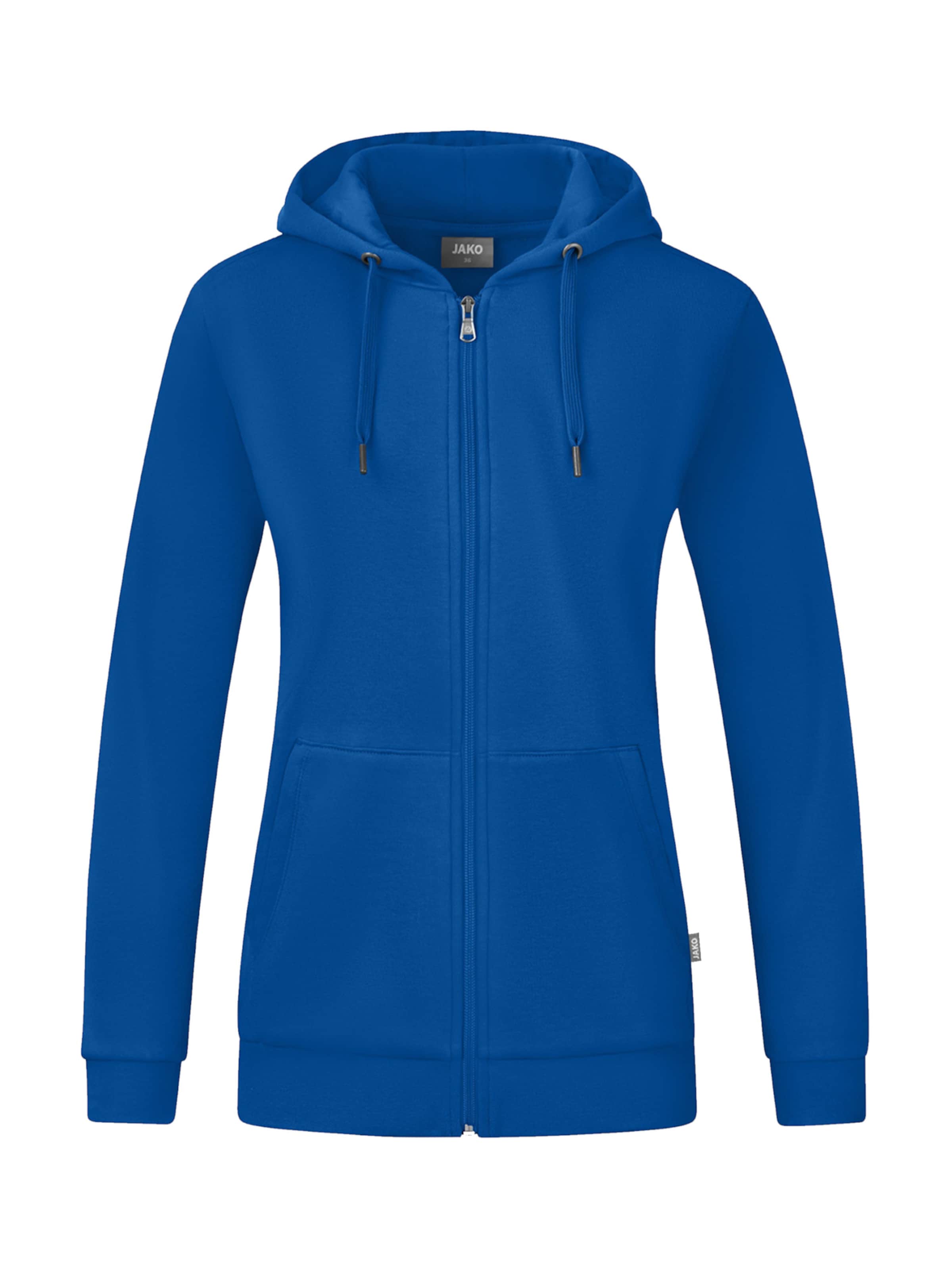 JAKO Sportsweatjacke in Blau: Vorderseite