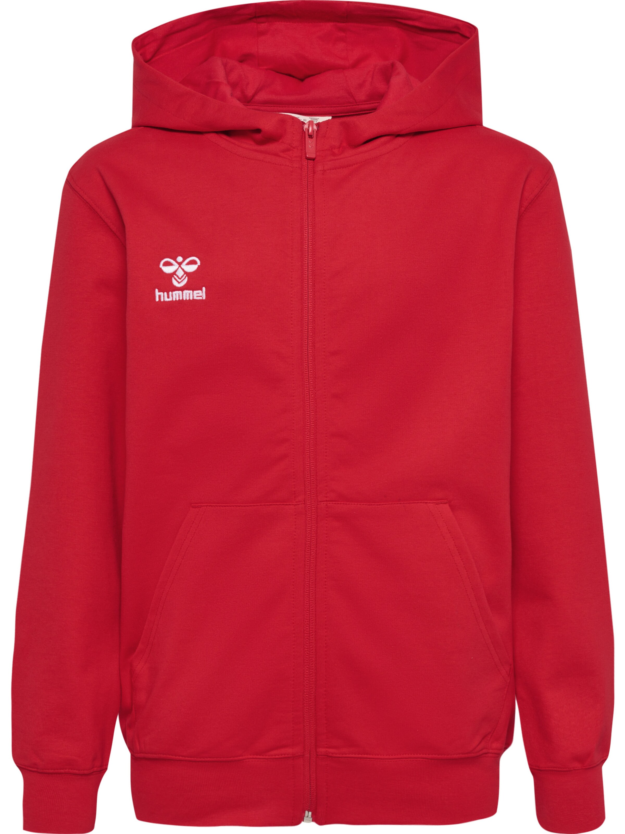 Hummel Sportsweatjacke in Rot: Vorderseite