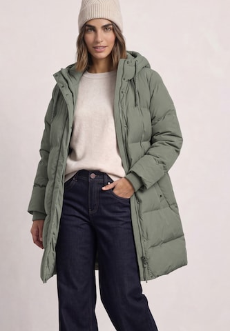 STREET ONE Winter Coat in Green: front