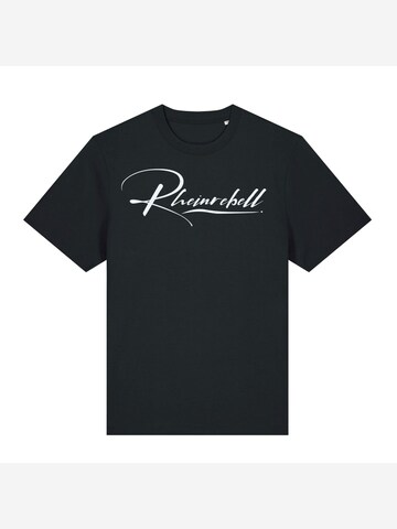 Rheinrebell Shirt 'T Shirt "Black"' in Black
