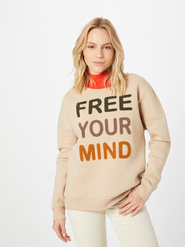 Key Largo Sweatshirt i beige: forside