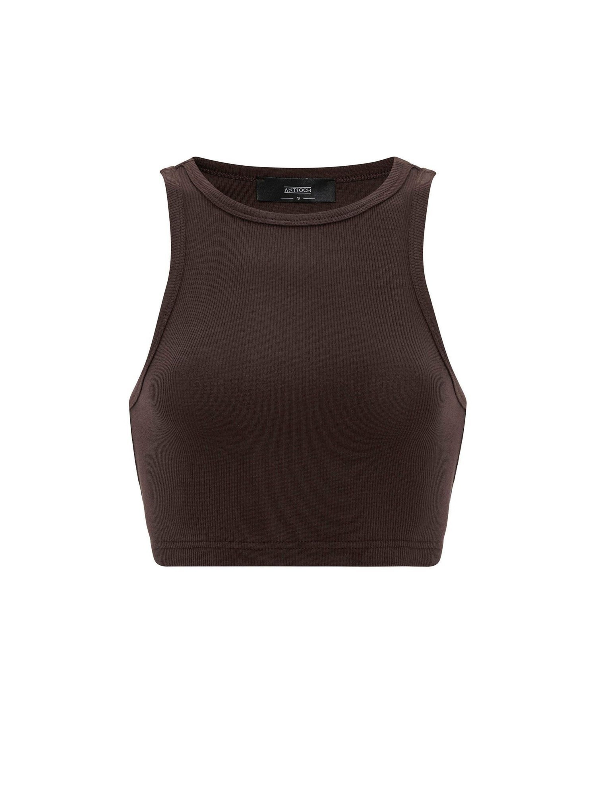 Antioch Top – hnědá: přední strana